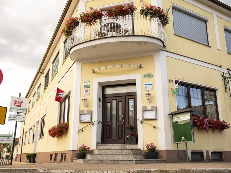 Wirtshaus mit 4-Sterne –Gästezimmern, © Niederösterreich Werbung/Michael Reidinger