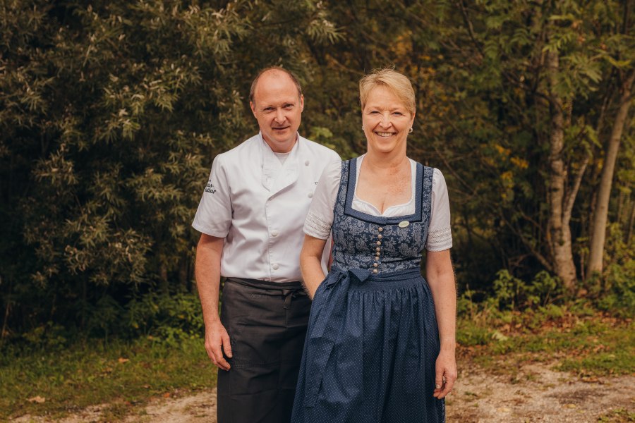 Wirtsleute Chefkoch Franz „Ferry“ Heinz & Gattin Gabi, © Niederösterreich Werbung/Daniela Führer