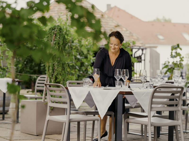 Gastgarten mit altem Kastanienbestand, © Niederösterreich Werbung/Julius Hirtzberger