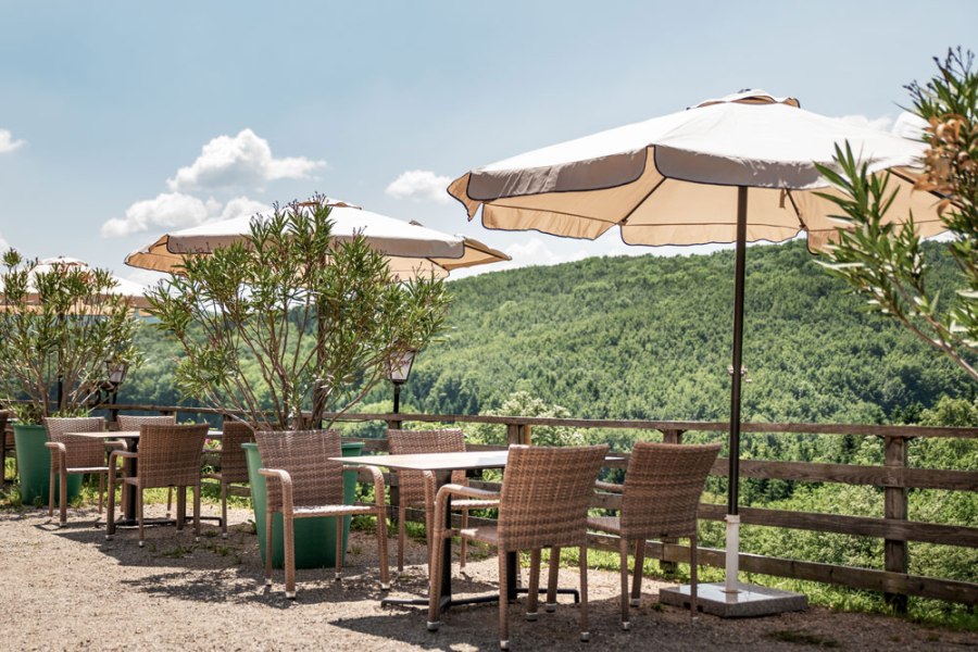 Schöner Gastgarten mit Weitblick, © Niederösterreich Werbung/Nadja Büchler