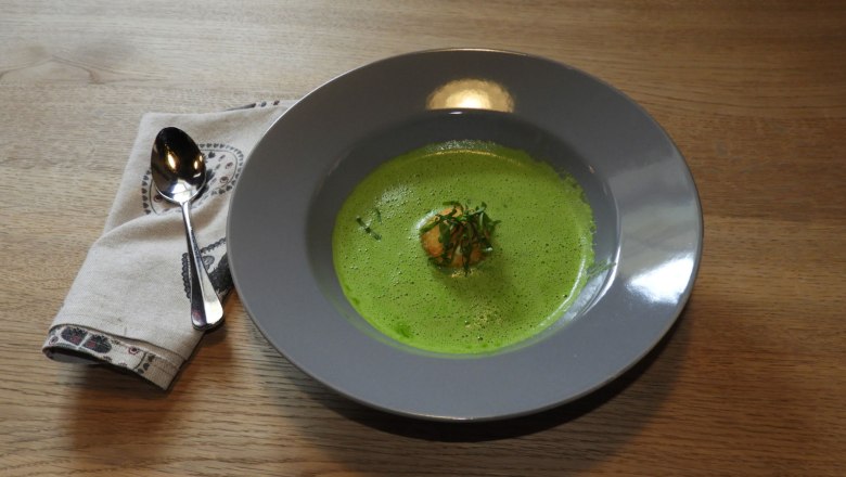 Bärlauchcremesuppe, © Niederösterreichische Wirtshauskultur