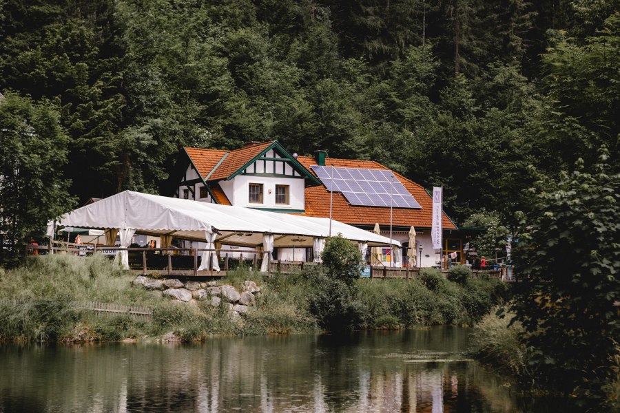 Gasthaus der Wander- & Wasserwelt Myrafälle, © Niederösterreich Werbung/David Schreiber